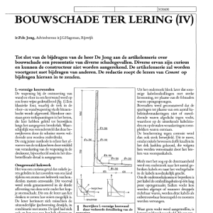 Bouwschade ter lering (IV)