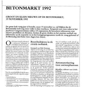 Betonmarkt