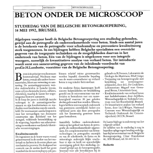 Beton onder de microscoop