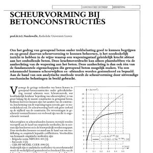 Scheurvorming bij betonconstructies