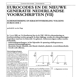 Eurocodes en de nieuwe generatie Nederlandse voorsc