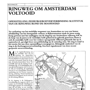 Ringweg om Amsterdam voltooid