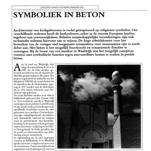 Symboliek in beton