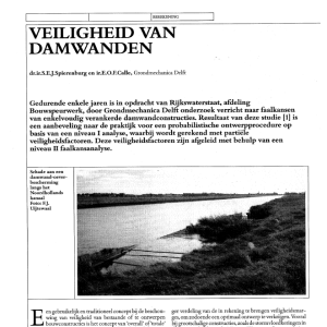 Veiligheid van damwanden