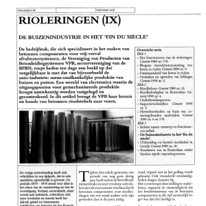 Rioleringen (IX)