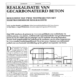 Realkalisatie van gecarbonateerd beton