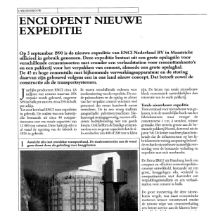 ENCI opent nieuwe expeditie