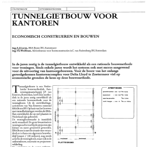 Tunnelgietbouw voor kantoren