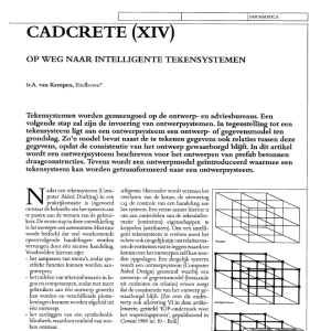 CADCRETE (XIV)