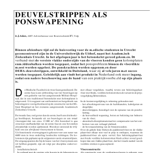 Deuvelstrippen als ponswapening