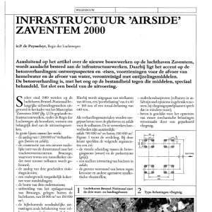 Infrastructuur 'Airside' Zaventem 2000