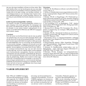 VABOR opgericht