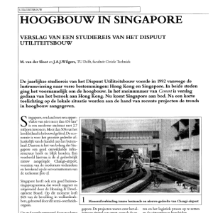 Hoogbouw in Singapore