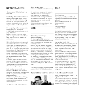 Hans Köhne vertrekt uit het redactieteam Cement