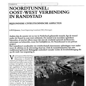 Noordtunnel - oost-west verbinding in Randstad