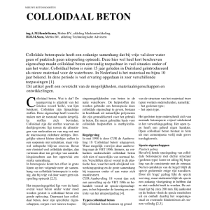 Colloïdaal beton