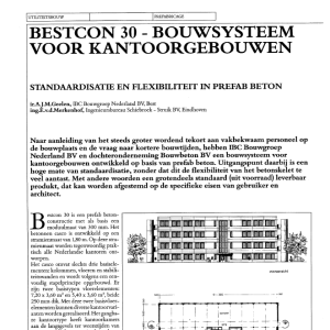 Bestcon 30 - bouwsysteem voor kantoorgebouwen