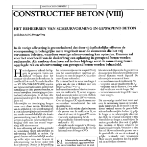 Constructief beton (VIII)