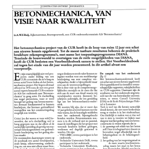 Betonmechanica, van visie naar kwaliteit