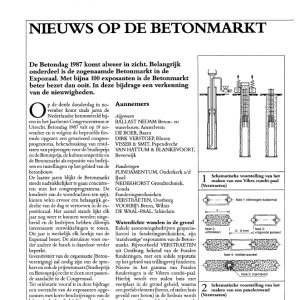 Nieuws op de betonmarkt