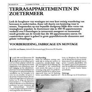 Terrasappartementen in Zoetermeer
