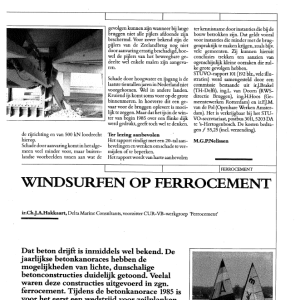 Windsurfen op ferrocement