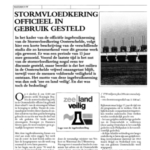 Stormvloedkering officieel in gebruik gesteld