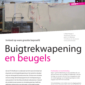 Buigtrekwapening en beugels