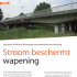 Stroom beschermt wapening