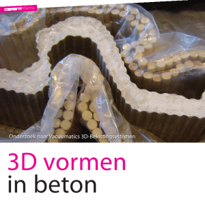 3D vormen in beton