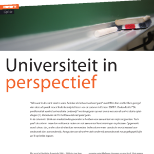 Universiteit in perspectief