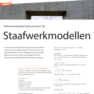 Staafwerkmodellen