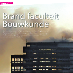 Brand faculteit Bouwkunde