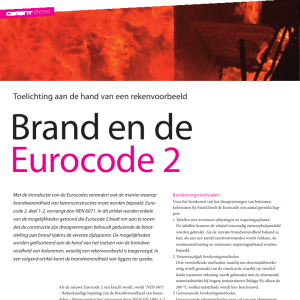 Brand en de Eurocode 2