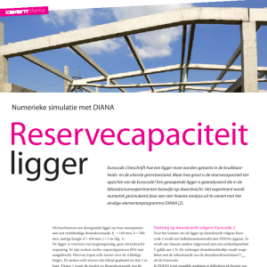 Reservecapaciteit ligger