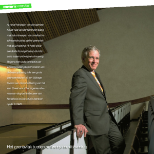 Interview Aad van der Horst