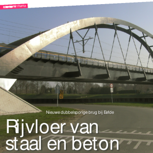 Rijvloer van staal en beton