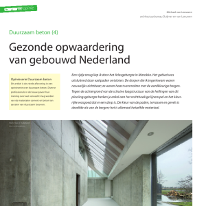 Opinie - Gezonde opwaardering van gebouwd Nederland