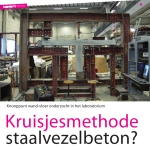 Kruisjesmethode staalvezelbeton?