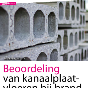 Beoordeling van kanaalplaten bij brand
