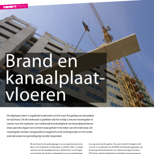Brand en kanaalplaatvloeren