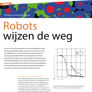 Poriën in virtueel beton