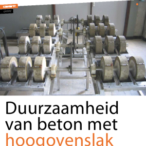 Duurzaamheid van beton met hoogovenslak