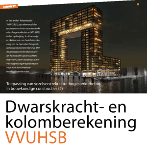 Dwarskracht- en kolomberekening VVUSHB