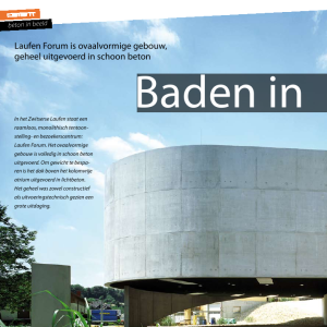 Baden in lichtbeton