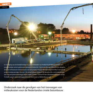 Milieukosten civiele betonbouw