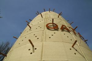 Moderne Burj al-Hamam vestigt wereldrecord op de Floriade