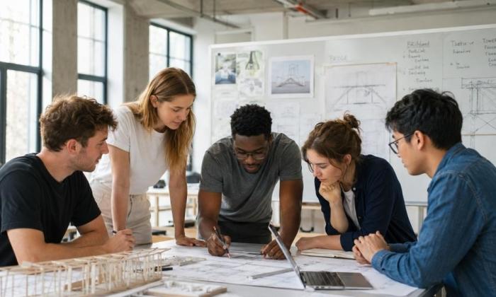 Studenten in de schijnwerpers tijdens Dag van de Constructeur